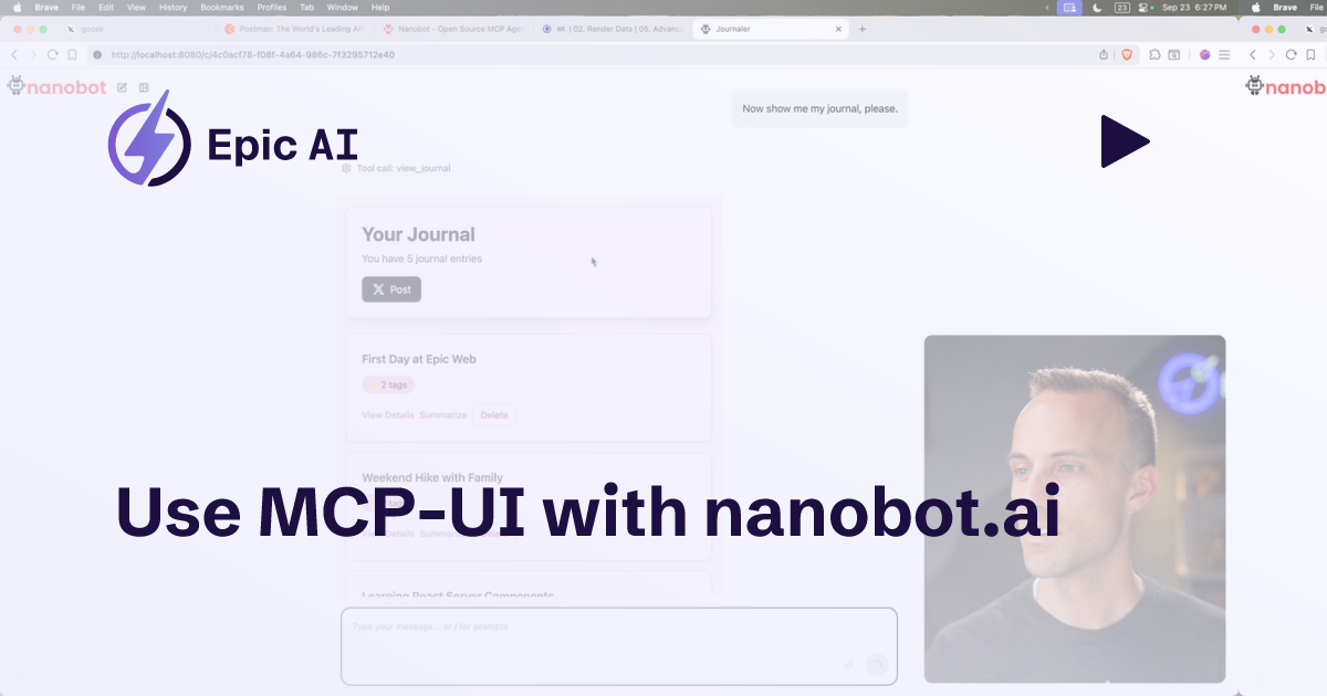 Use MCP-UI with nanobot.ai